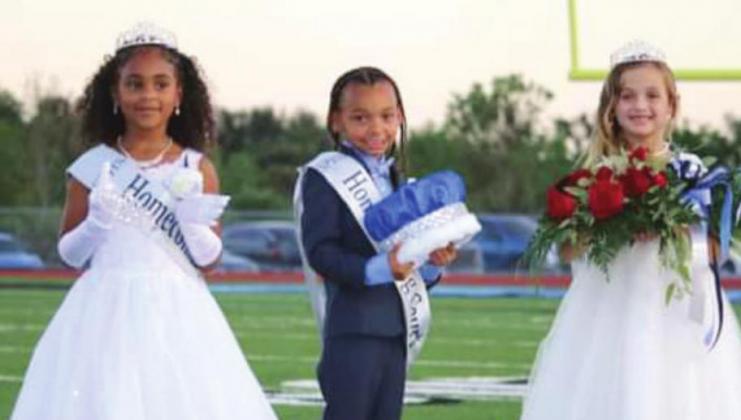 SPES Princess Miss Pria Phillips, SPES Prince Mr. Obre Williams and BVES Princess Miss Harper Guidry